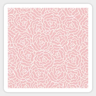 Elegance Seamless pattern with flowers Sticker